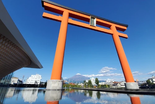 世界文化遺産と富士山